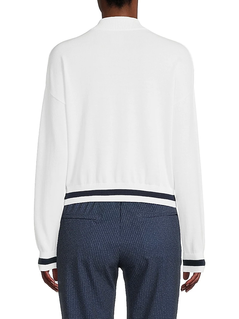 Rally Mock Turtleneck Cardigan