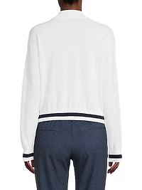 Rally Mock Turtleneck Cardigan