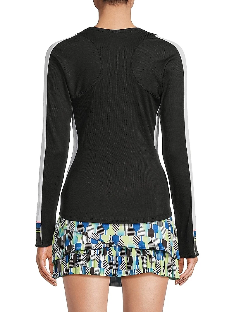 Stripe It Up Long-Sleeve Top