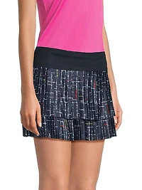 Ps I Love You Lovin' Boucle Pleated Skirt