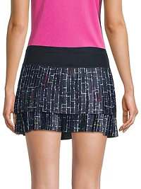 Ps I Love You Lovin' Boucle Pleated Skirt