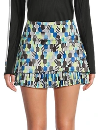 Stripe It Up Standard Fit Pickleball Miniskirt