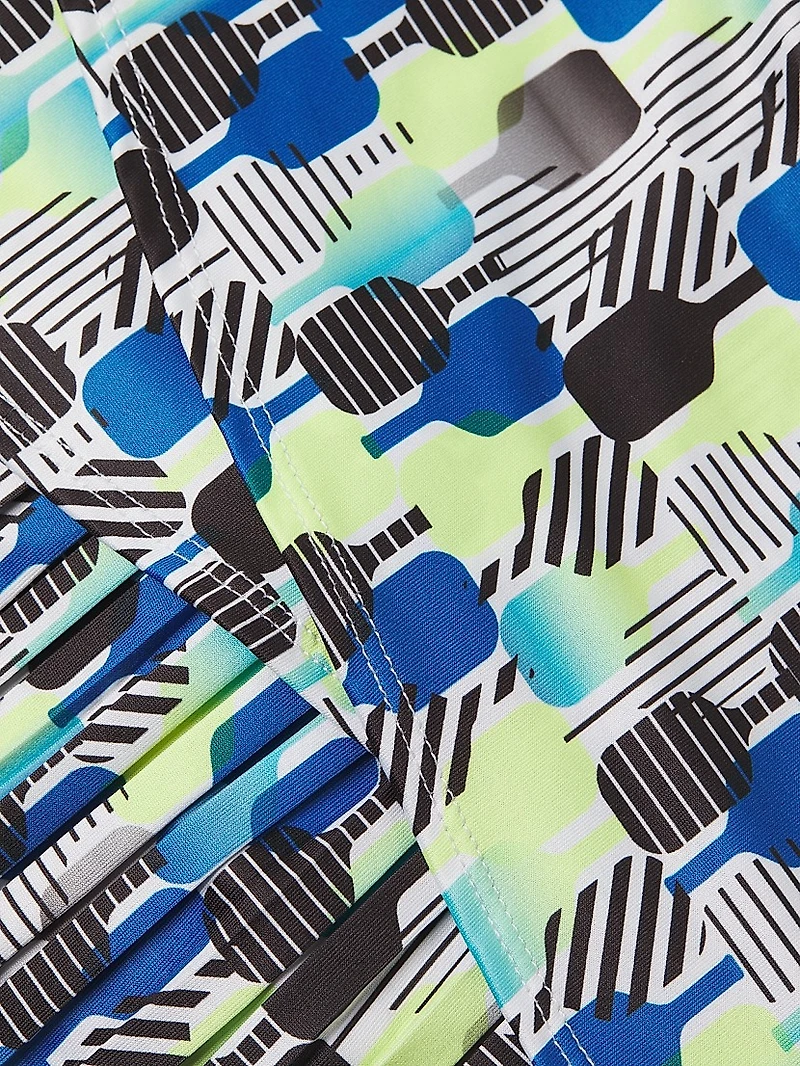 Stripe It Up Standard Fit Pickleball Miniskirt