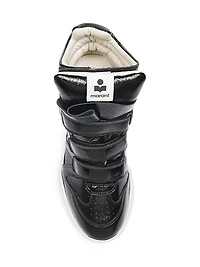Festive Balskee Leather Platform Sneakers