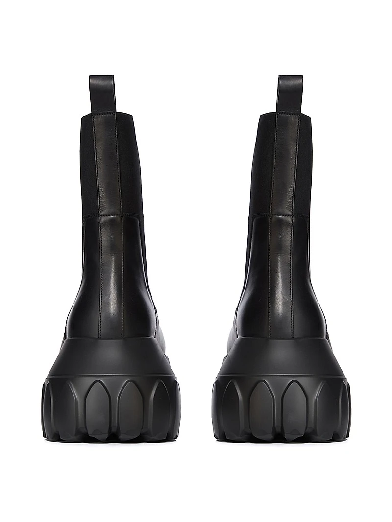 Beatle Mega Tractor Leather Chelsea Boots