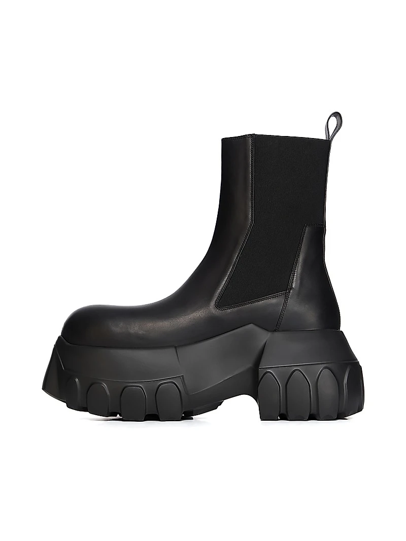 Beatle Mega Tractor Leather Chelsea Boots