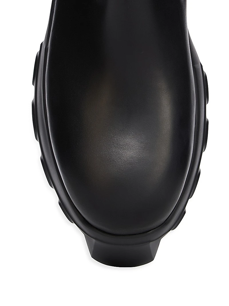 Beatle Mega Tractor Leather Chelsea Boots