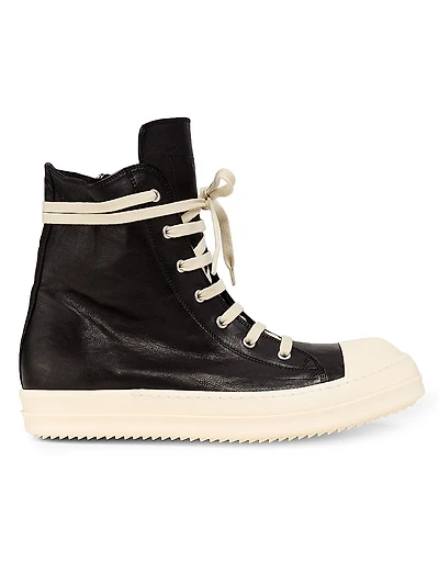 Scarpe Pelle High-Top Sneakers