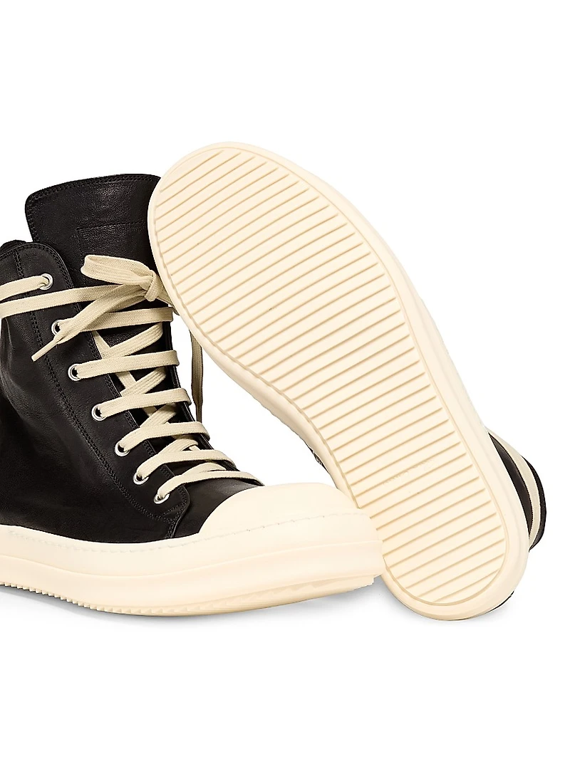 Scarpe Pelle High-Top Sneakers