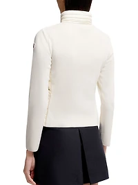 Down-Filled Cardigan Wool