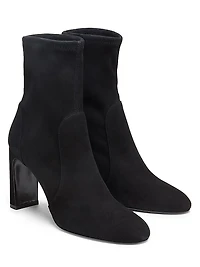 Babette 85MM Suede Booties