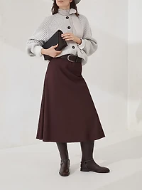 English Rib Cardigan Cashmere Feather Yarn