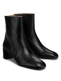 Maeve 50MM Leather Ankle Boots