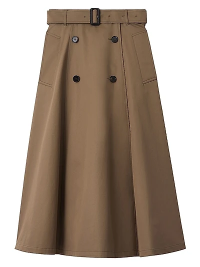 Brenda Double-Breasted Midi-Skirt