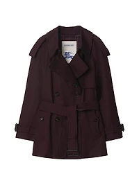 Fitzrovia Gabardine Short Trench Coat