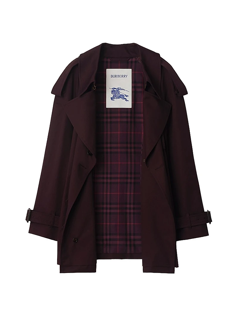 Fitzrovia Gabardine Short Trench Coat