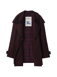 Fitzrovia Gabardine Short Trench Coat