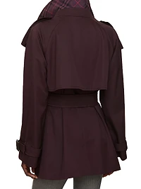 Fitzrovia Gabardine Short Trench Coat