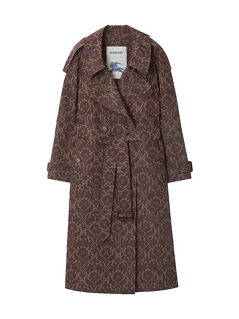 Fitzrovia Printed Belted Trench Coat