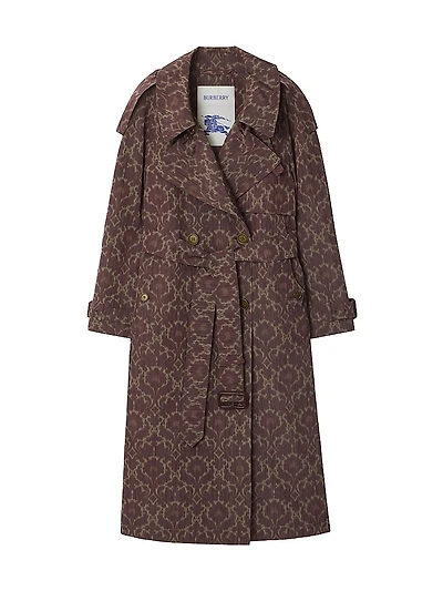 Fitzrovia Printed Belted Trench Coat