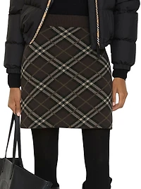 Ginny Check Miniskirt