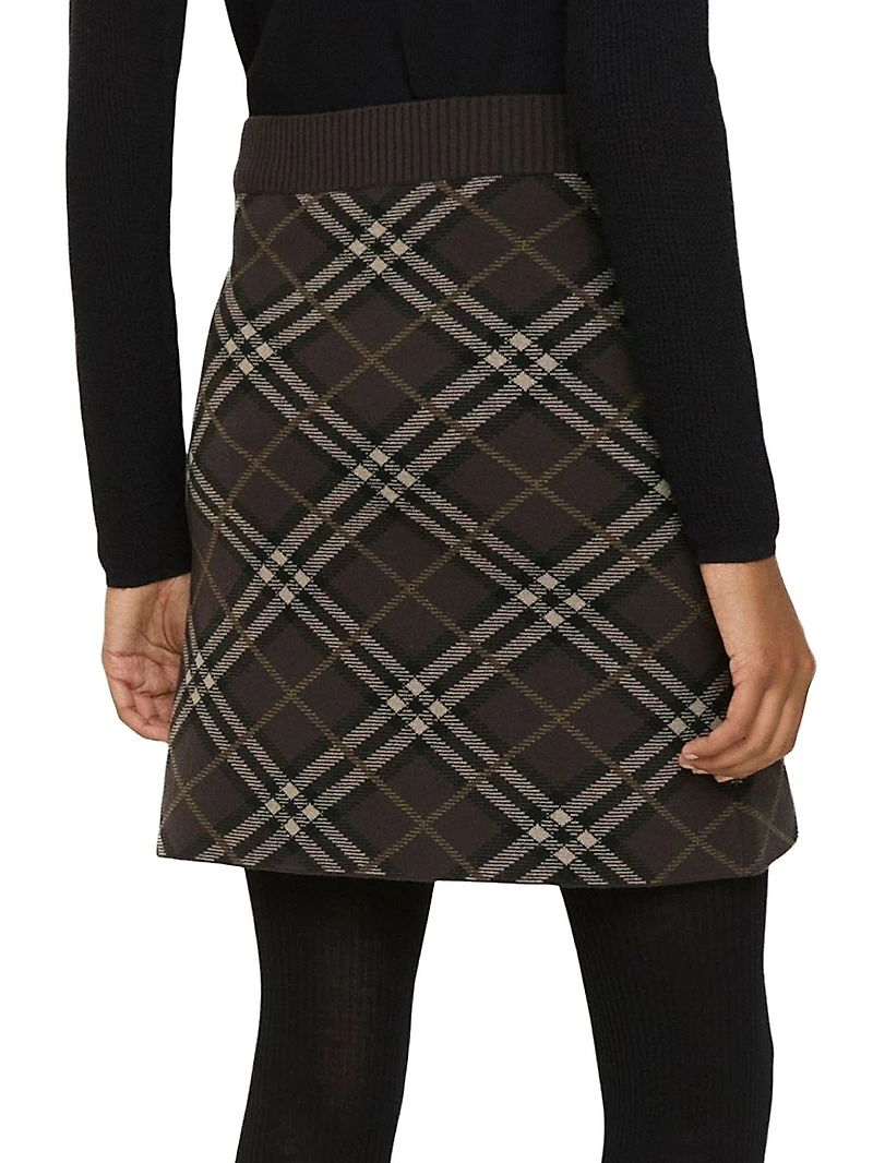 Ginny Check Miniskirt