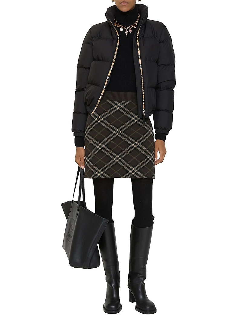 Ginny Check Miniskirt