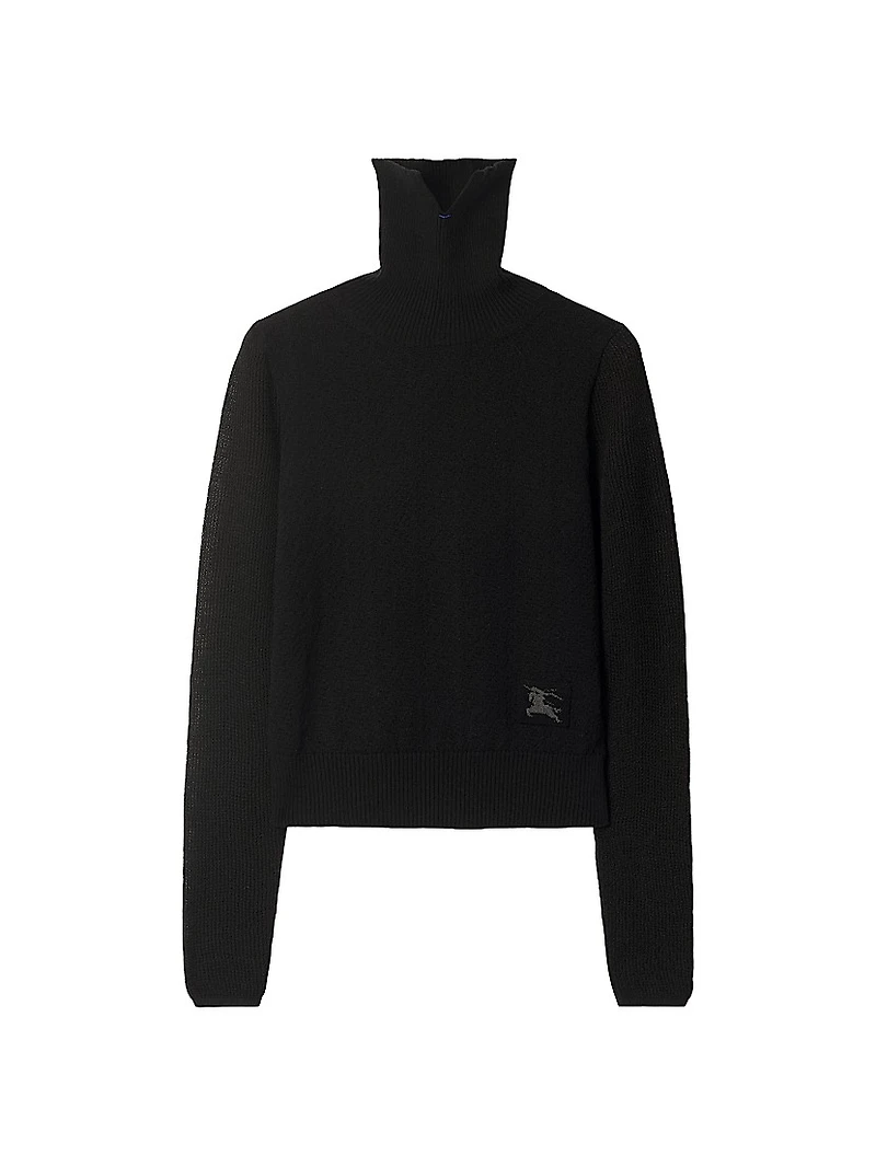 Wool-Blend Turtleneck Sweater