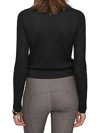 Wool-Blend Turtleneck Sweater