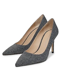 Stuart Power 85MM Denim Pumps