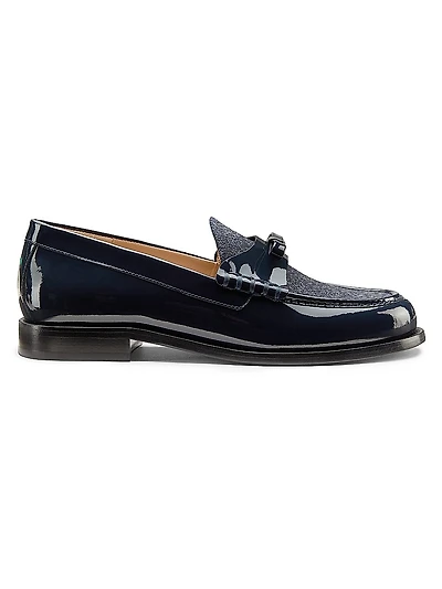 Lottie Leather Bow Loafers