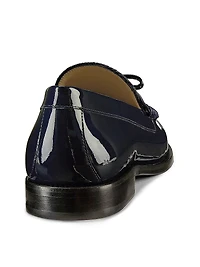Lottie Leather Bow Loafers