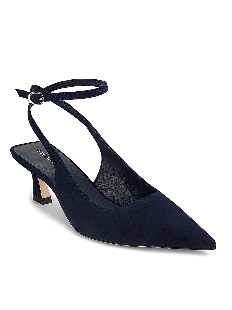 Vinnie 50MM Suede Pumps