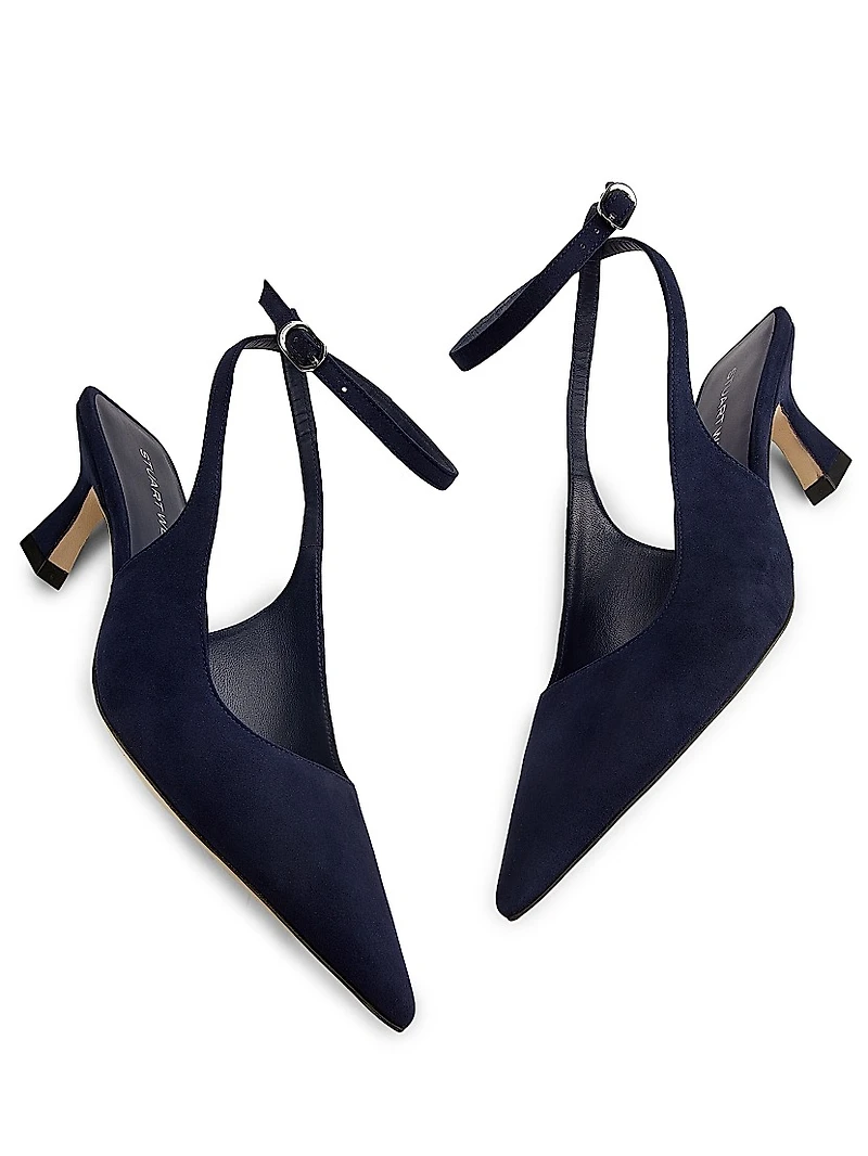 Vinnie 50MM Suede Pumps