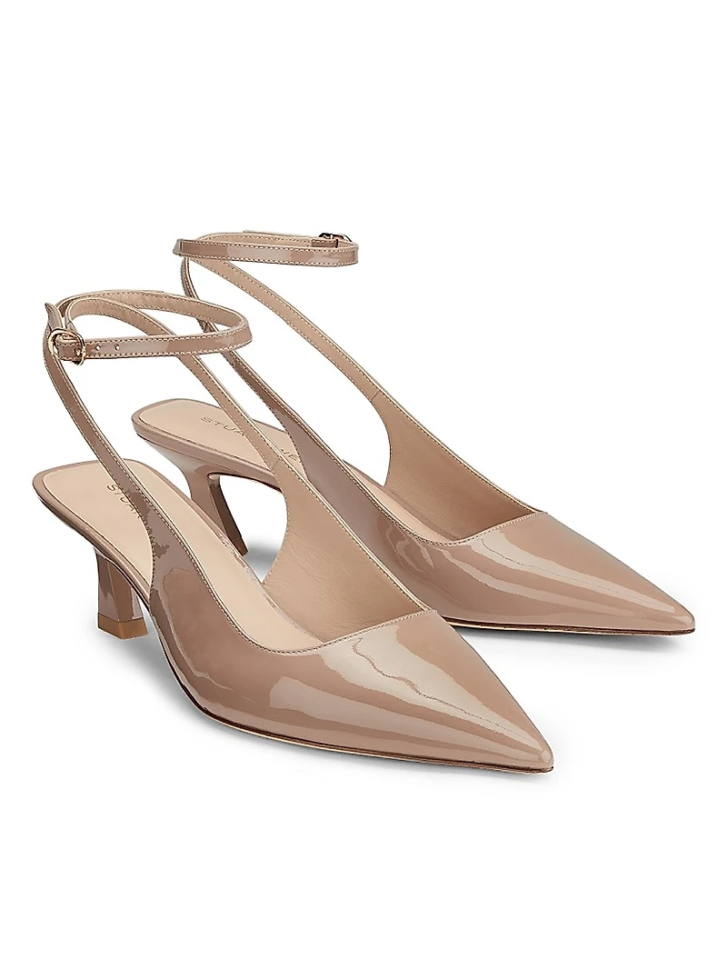 Vinnie 50MM Patent Leather Pumps