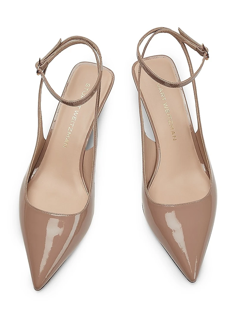Vinnie 50MM Patent Leather Pumps