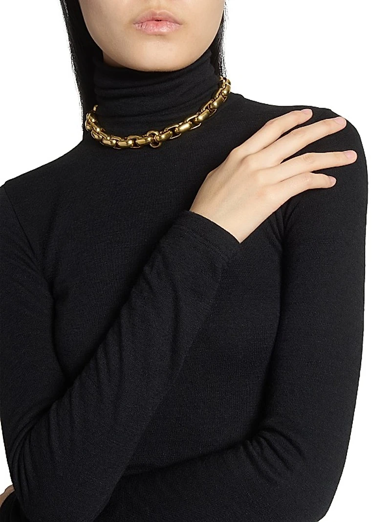 Chunky Chain Necklace in Metal