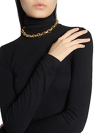 Chunky Chain Necklace in Metal
