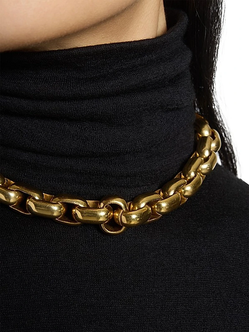 Chunky Chain Necklace in Metal