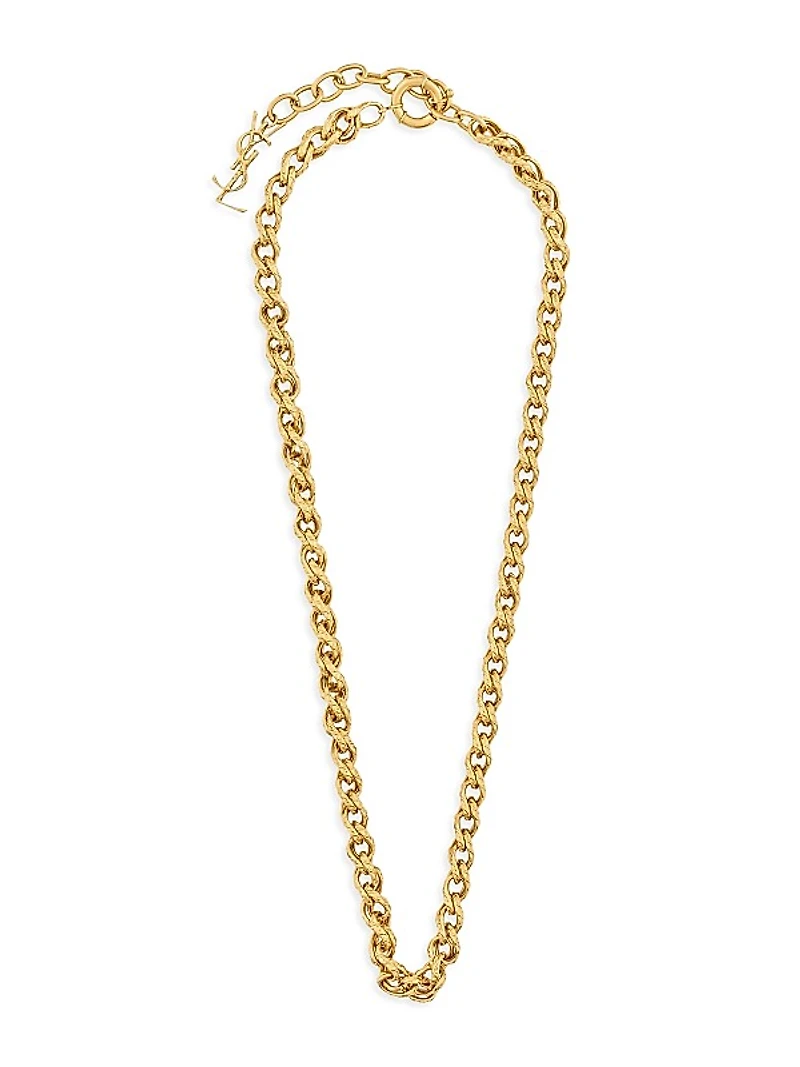 Rope-Chain Necklace in Metal