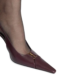 Babylone Breteuil Slingback Pumps Smooth Leather