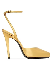 La Scandale Sandals Metallic Leather