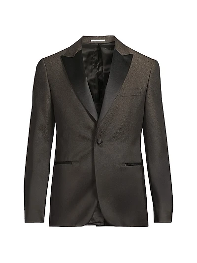 Shimmer Single-Breasted Dinner Jacket