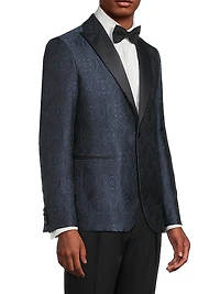 Paisley Silk-Blend Single-Breasted Dinner Jacket