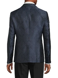 Paisley Silk-Blend Single-Breasted Dinner Jacket