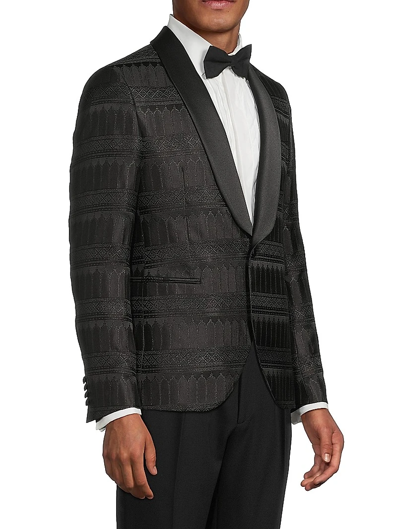 Silk-Blend Single-Breasted Dinner Jacket