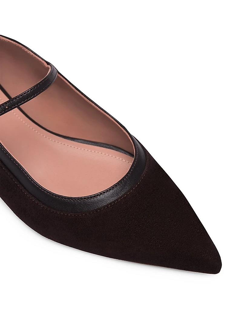 Cornina Suede Flat Pumps