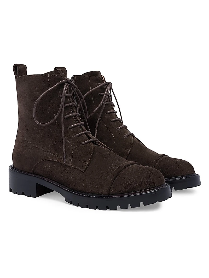 Miller Suede Combat Boots