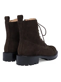Miller Suede Combat Boots