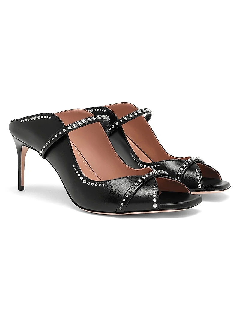 Noah 70MM Studded Leather Sandals